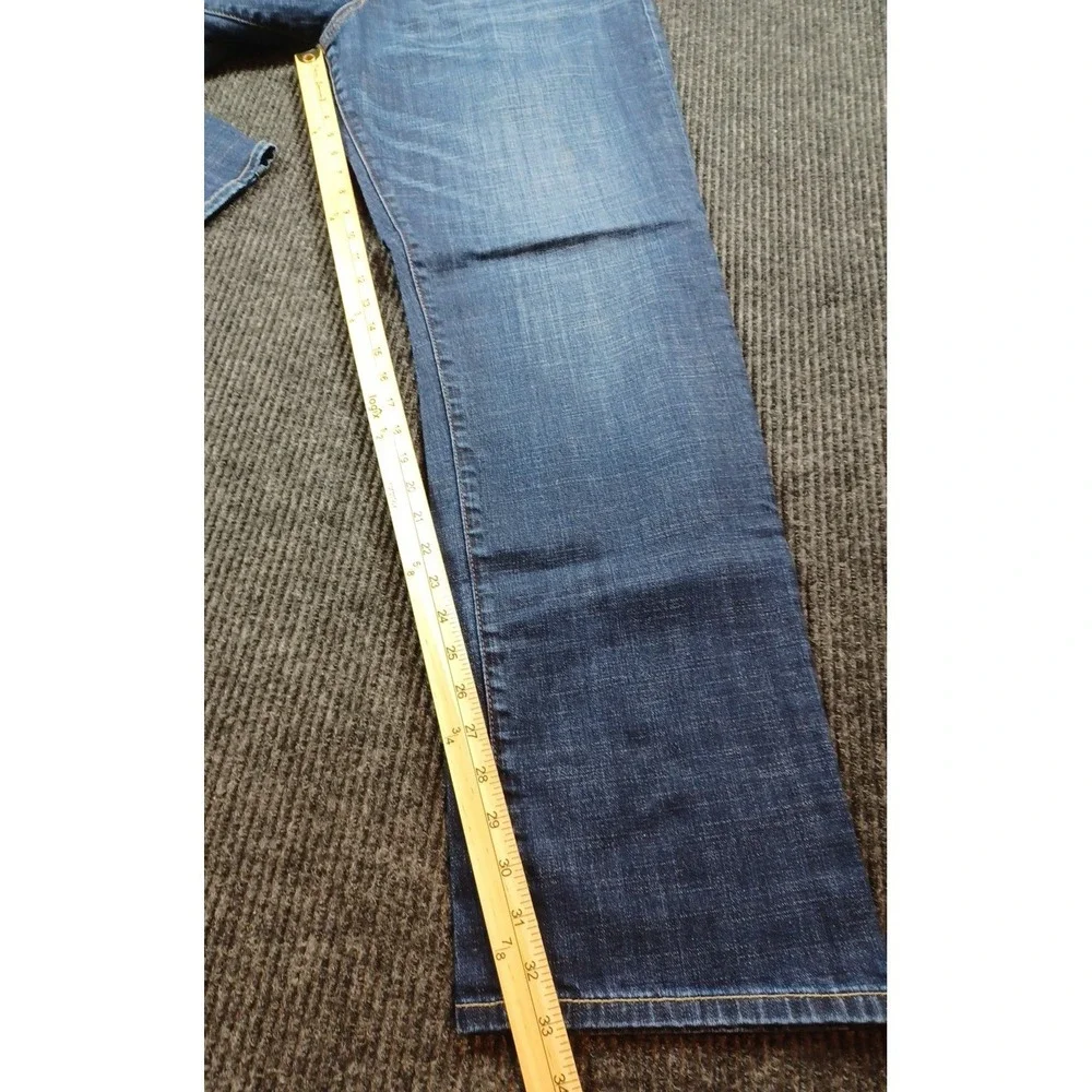 Lucky Brand Men Blue Jeans 329 Classic Straight Leg 36 X 34 Dark Wash‎ Casual